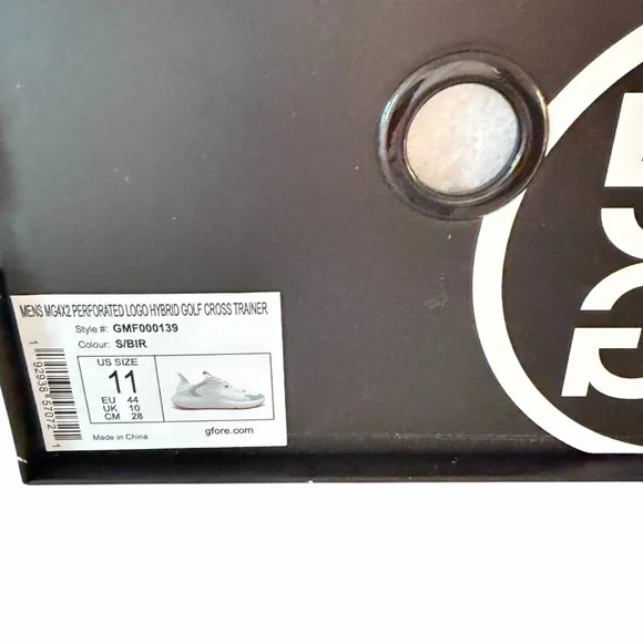 G/FORE MEN'S MG4X2 PERFORATED LOGO HYBRID GOLF SHOES SIZE 11 NEW NIB - Picture 10 of 12